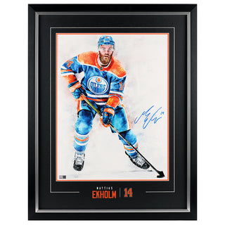 Framing Package for YOUR 23-24 Oilers Mattias Ekholm Season Ticket Holder Litho
