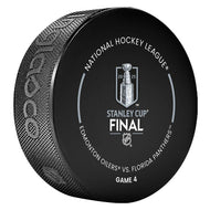 Ryan Nugent-Hopkins Autographed Game 4 2025 Stanley Cup Final Official Game Puck