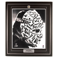 Gerry Cheevers Signed Boston Bruins The Mask 20x24 Framed Photo