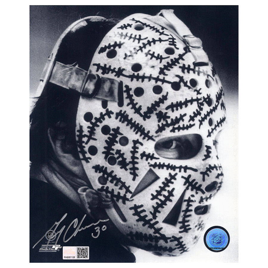 Gerry Cheevers Signed Boston Bruins The Mask 8x10 Framed Photo