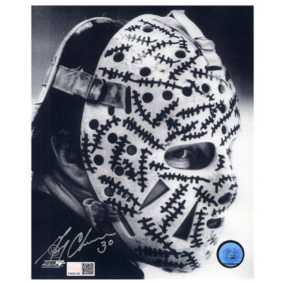 Gerry Cheevers Signed Boston Bruins The Mask 8x10 Framed Photo