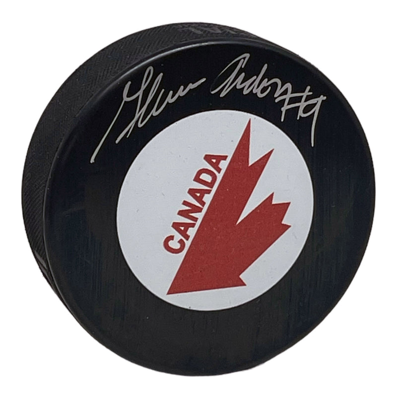 Glenn Anderson Signed Canada Cup Puck