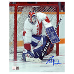 Grant Fuhr Signed Canada Cup Freezing The Puck 8x10 Photo