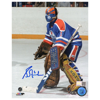 Grant Fuhr Signed Edmonton Oilers Rookie On The Road 8x10 Photo