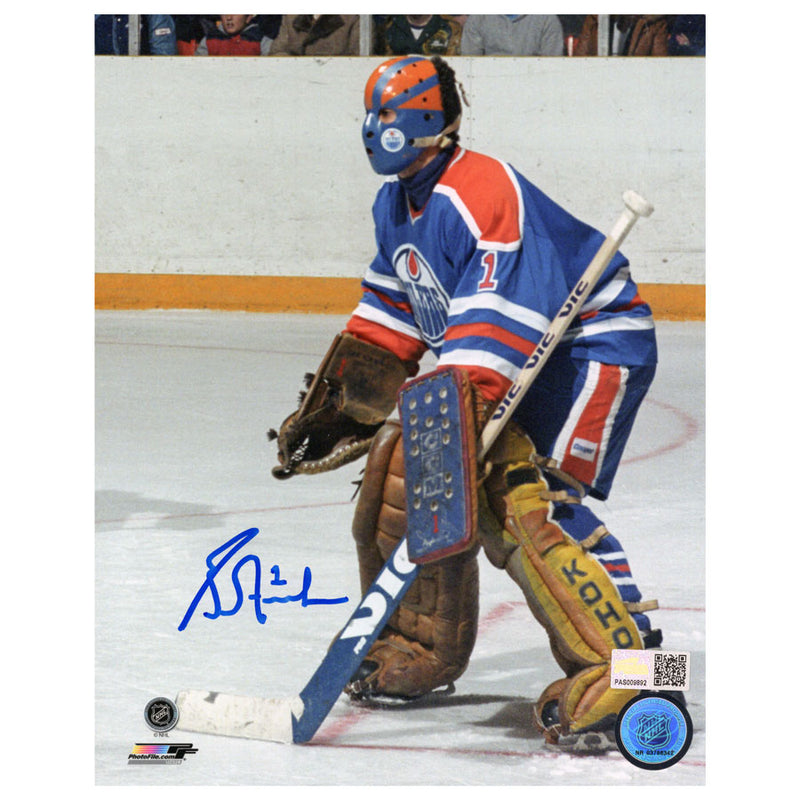Grant Fuhr Signed Edmonton Oilers Rookie On The Road 8x10 Photo
