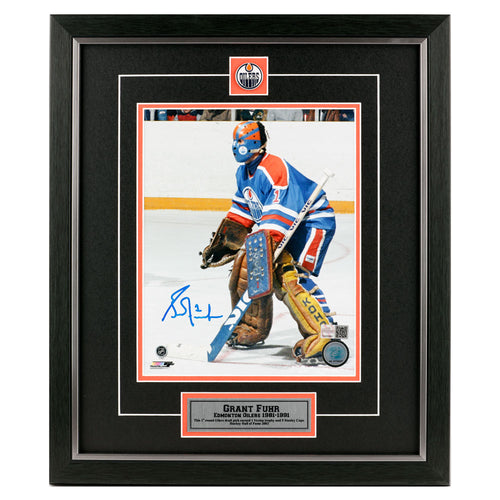 Grant Fuhr Signed Edmonton Oilers Rookie On The Road 8x10 Photo