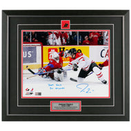 Jordan Eberle Signed With Inscriptions Team Canada 11x14 Framed Photo