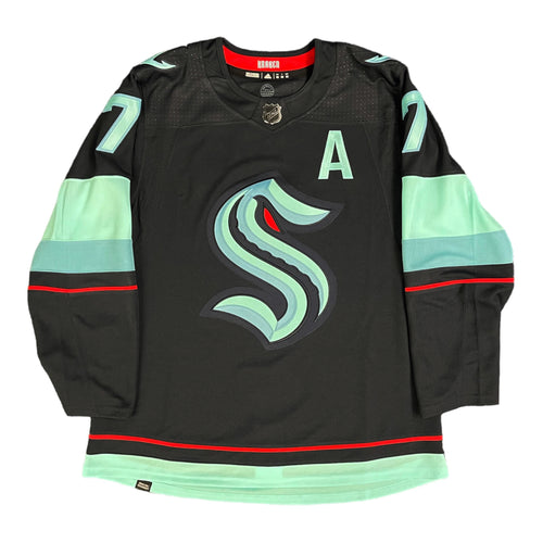Jordan Eberle Seattle Kraken NHL Authentic Pro Home Jersey with On Ice Cresting