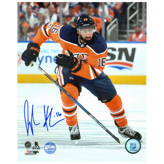 Jujhar Khaira Edmonton Oilers Autographed 8x10 Photo
