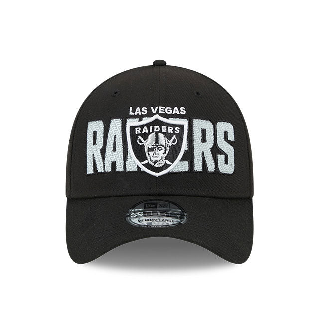 Las Vegas Raiders New Era 2023 NFL Draft 39THIRTY Stretch Fit Hat