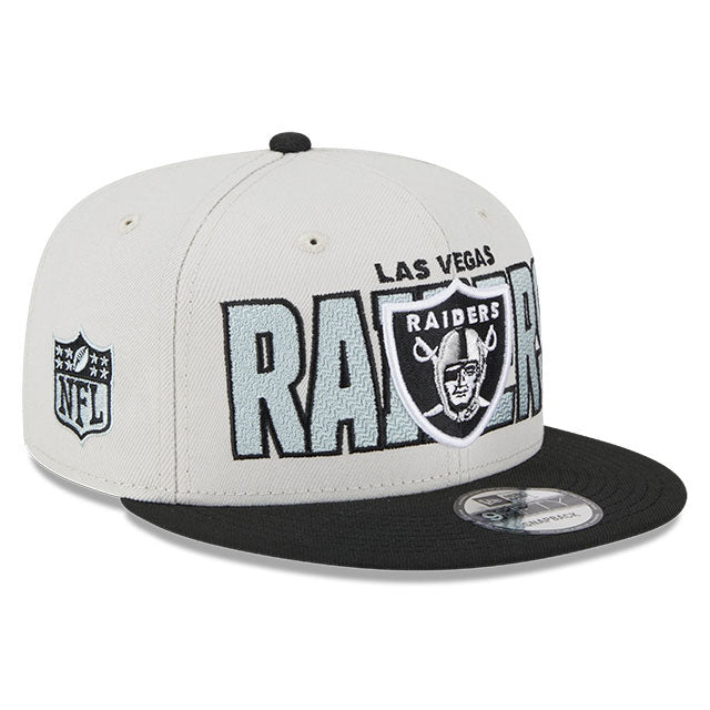 Las Vegas Raiders New Era 2023 NFL Draft 9FIFTY Snapback Hat, snapback hat