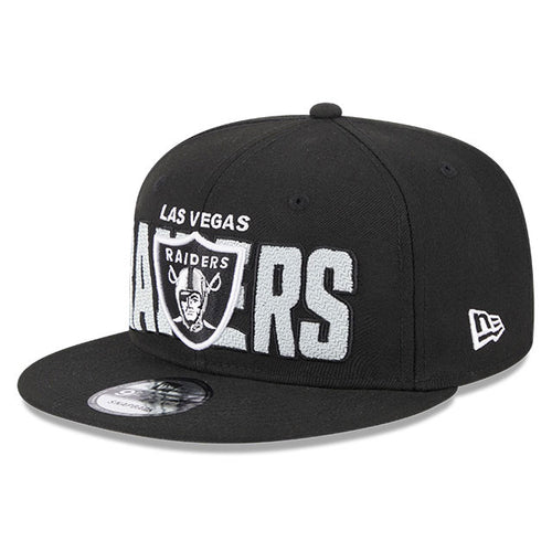 Las Vegas Raiders New Era 2023 NFL Draft 9FIFTY Snapback Hat Black