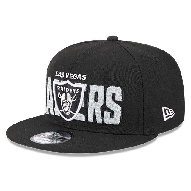 Las Vegas Raiders New Era 2023 NFL Draft 9FIFTY Snapback Hat Black