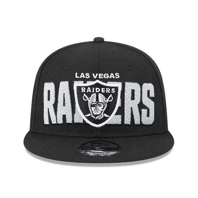 Las Vegas Raiders New Era 2023 NFL Draft 9FIFTY Snapback Hat Black