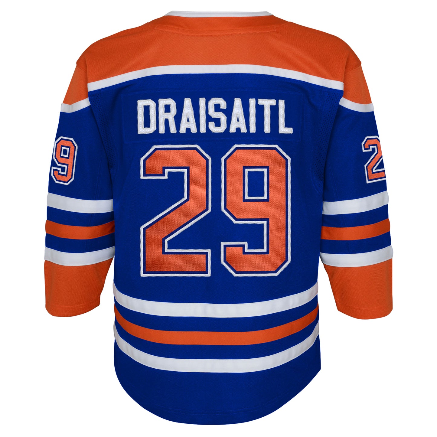 Leon Draisaitl Youth Edmonton Oilers Home Blue Premier Replica Jersey