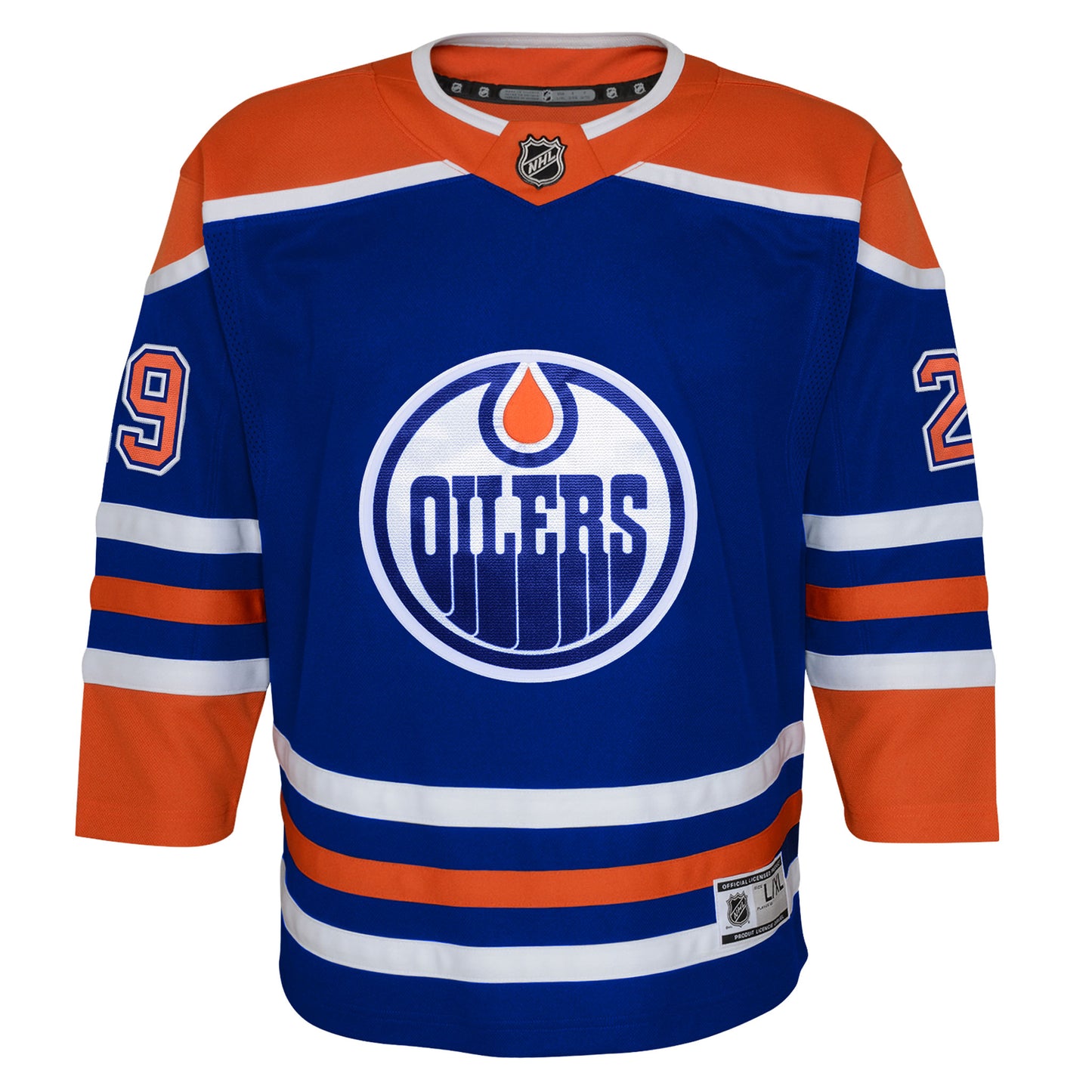 Leon Draisaitl Youth Edmonton Oilers Home Blue Premier Replica Jersey