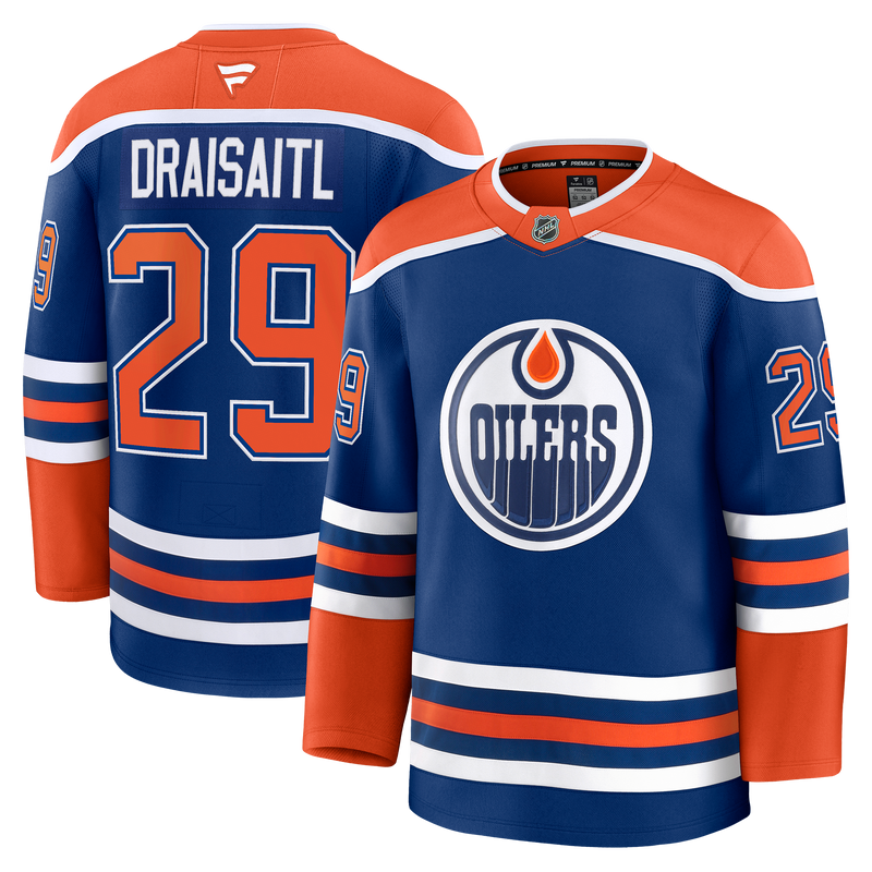 Leon Draisaitl Edmonton Oilers Fanatics Home Premium Player Jersey - Royal