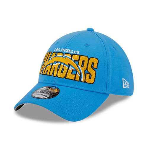 Los Angeles Chargers New Era 2023 NFL Draft 39THIRTY Stretch Fit Hat Blue