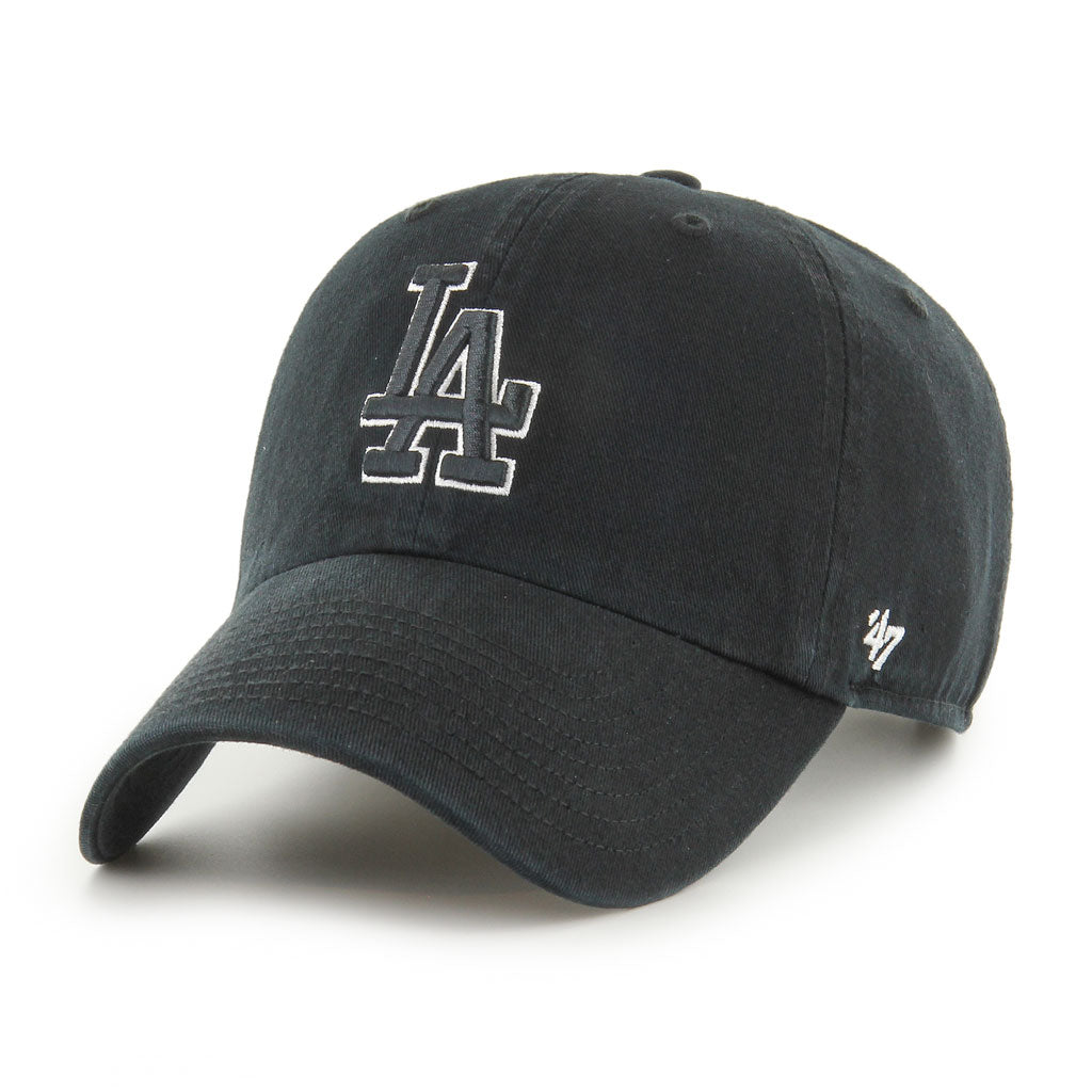 Los Angeles Dodgers Black / White '47 Clean Up Hat