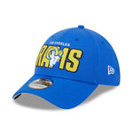 Los Angeles Rams New Era 2023 NFL Draft 39THIRTY Stretch Fit Hat Blue