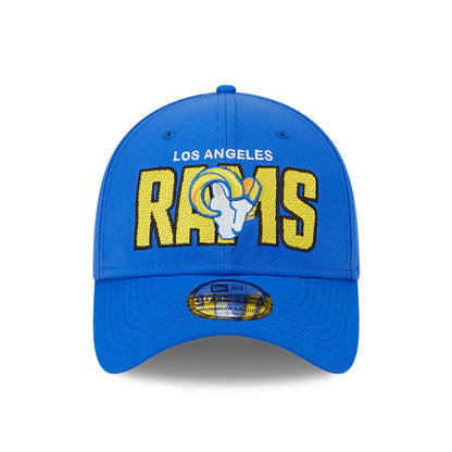 Los Angeles Rams New Era 2023 NFL Draft 39THIRTY Stretch Fit Hat Blue