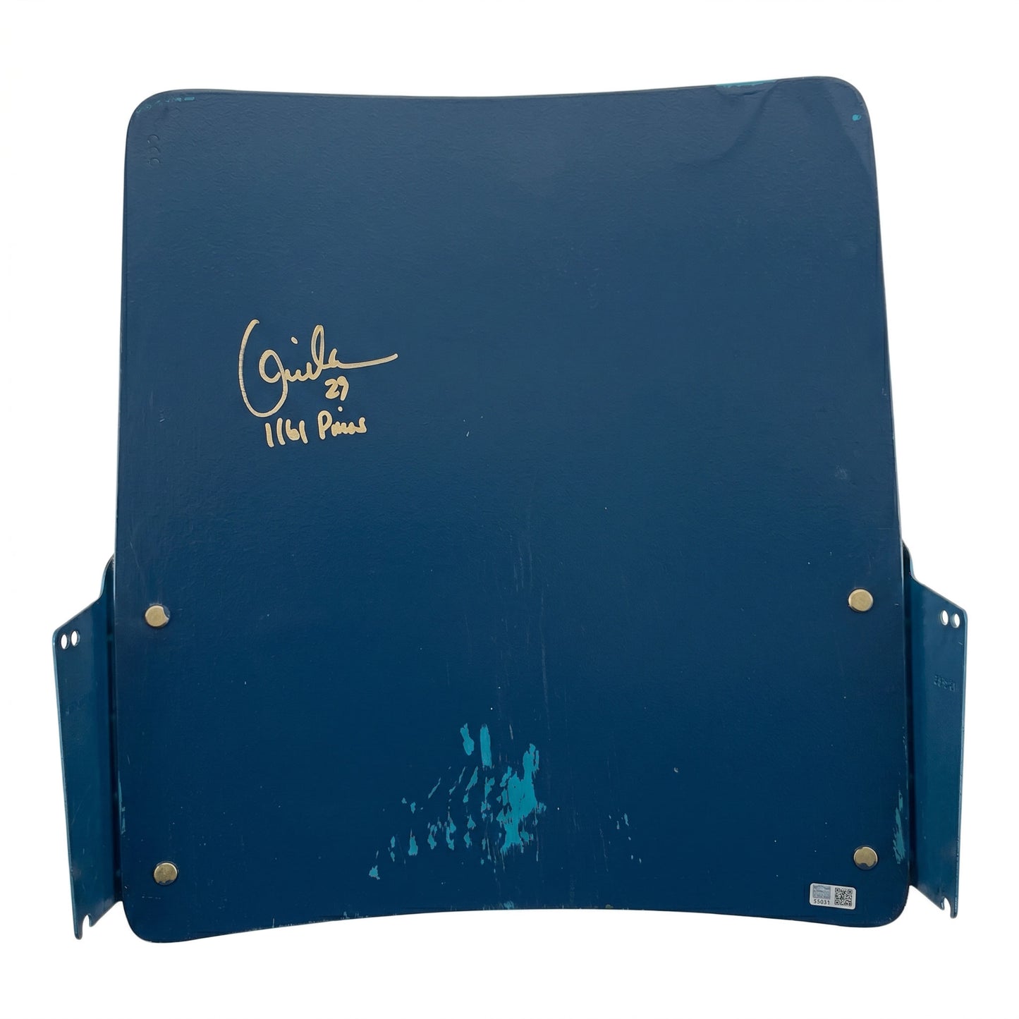 Edmonton Oilers Enforcers Multi (2) Autographed Northlands Coliseum Seatback