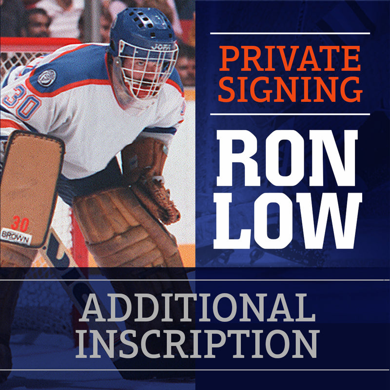 Ron Low Additional Inscription