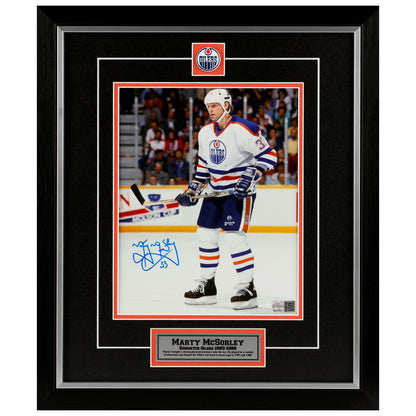 Marty McSorley Edmonton Oilers Autographed 8x10 Photo