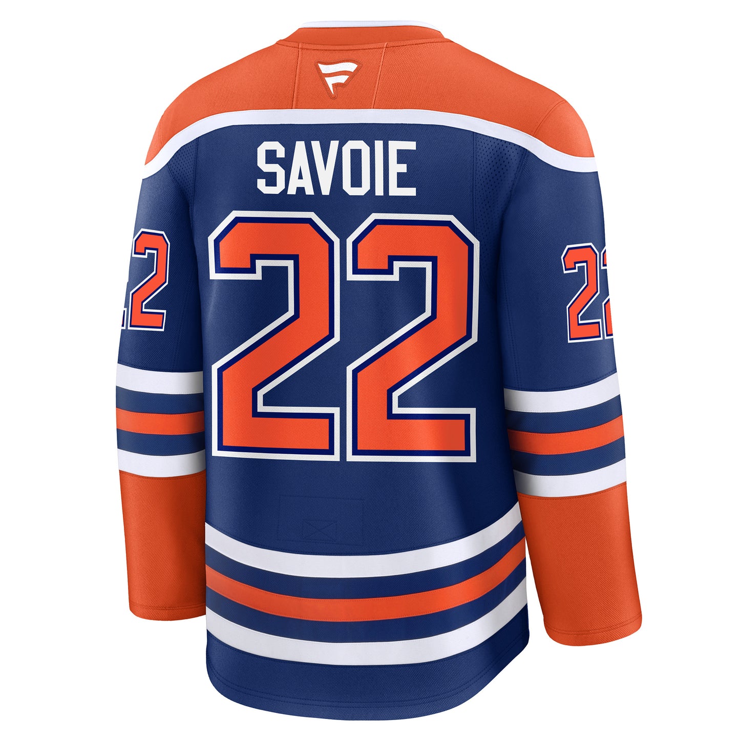 Matt Savoie Edmonton Oilers Fanatics Premium Home Jersey with On Ice Cresting