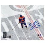 Mattias Ekholm Signed Edmonton Oilers - Home Action Overhead  - 8x10 Photo
