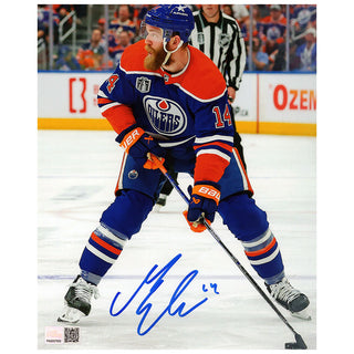 Mattias Ekholm Signed Edmonton Oilers - Home Action 2024 SCF  - 8x10 Photo