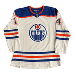 Mattias Ekholm Signed Edmonton Oilers adidas Road White Pro Jersey