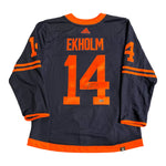Mattias Ekholm Signed Edmonton Oilers adidas Third Navy Pro Jersey