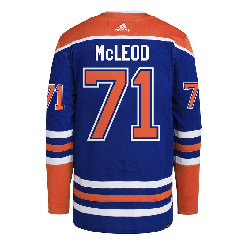 Ryan McLeod Edmonton Oilers NHL Authentic Pro Home Jersey with On Ice Cresting
