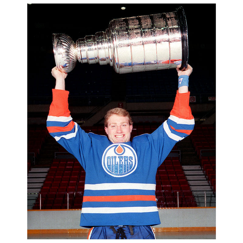 Marty McSorley Edmonton Oilers Autographed Stanley Cup Celebration 8x10 Photo