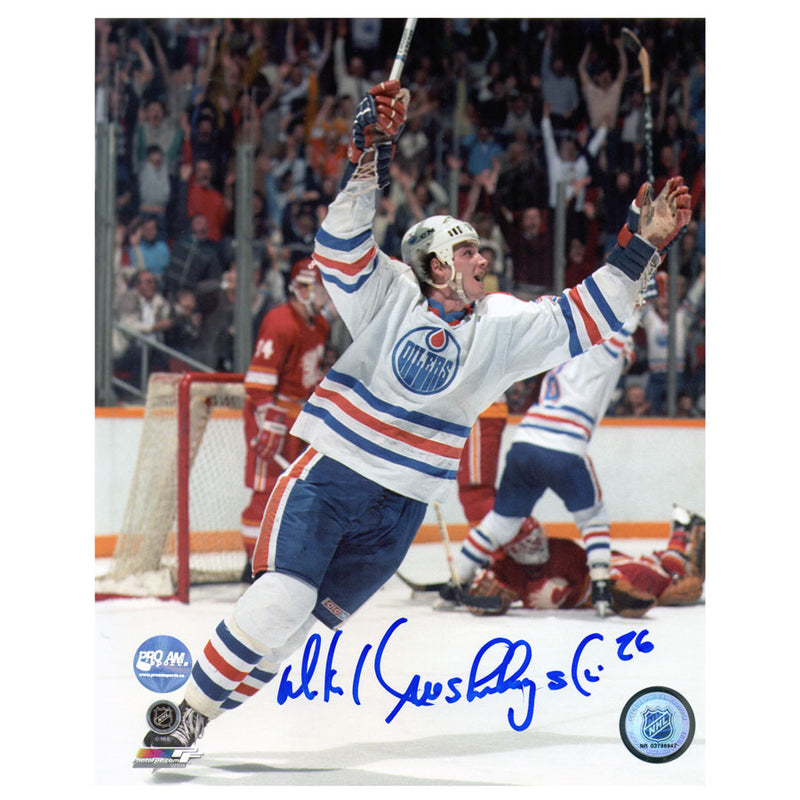Mike Krushelnyski Edmonton Oilers Autographed 8x10 Photo