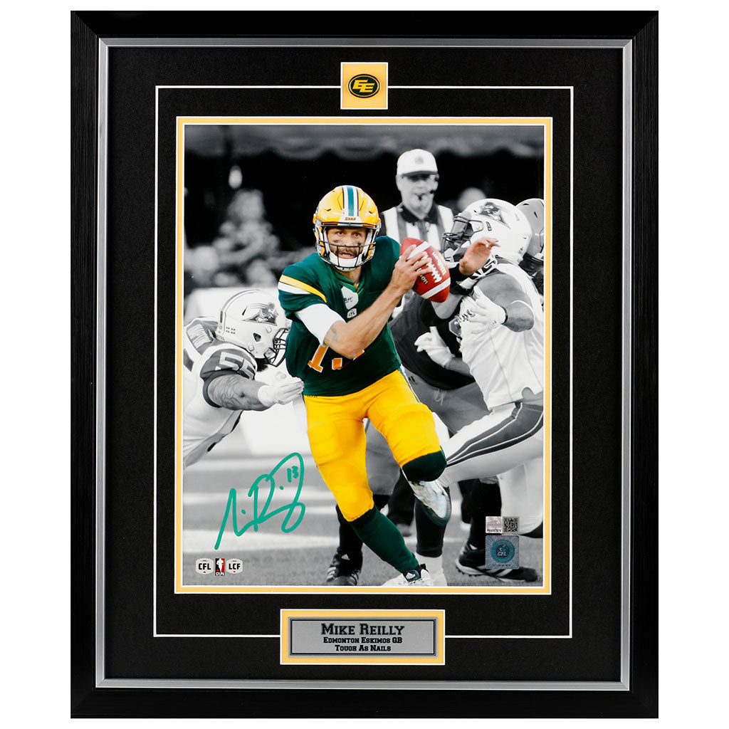 Mike Reilly Edmonton Eskimos Autographed 11x14 Photo