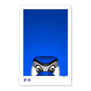Toronto Blue Jays "Ace" Minimalist Mascot 11x17 Poster Print