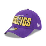 Minnesota Vikings New Era 2023 NFL Draft 39THIRTY Stretch Fit Hat Purple
