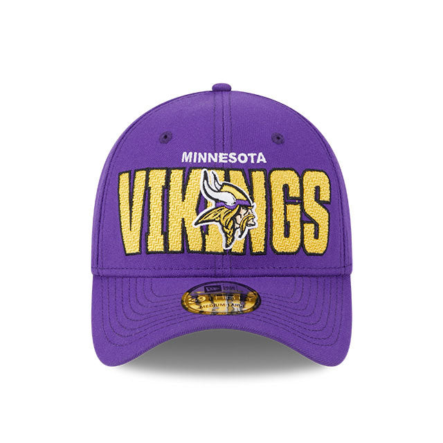 Minnesota Vikings New Era 2023 NFL Draft 39THIRTY Stretch Fit Hat Purple