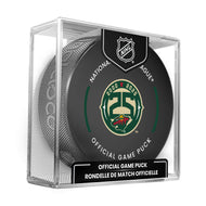 Minnesota Wild Official 2025-26 NHL Game Design Puck