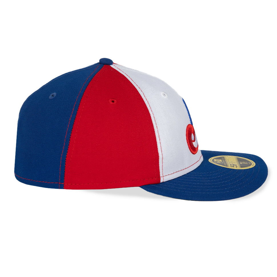 Montreal Expos 1969-1991 ON-FIELD Tri Color New Era Low Profile 59Fifty Cap