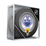 Edmonton Oilers Heritage Classic NHL Official Game Puck Combo Pack
