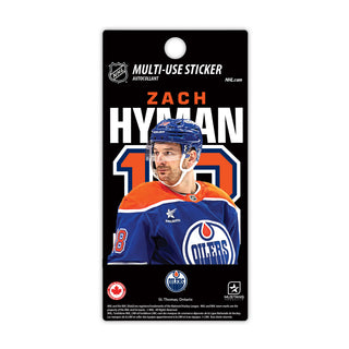 Zach Hyman Edmonton Oilers Centerfold 3x5 Decal