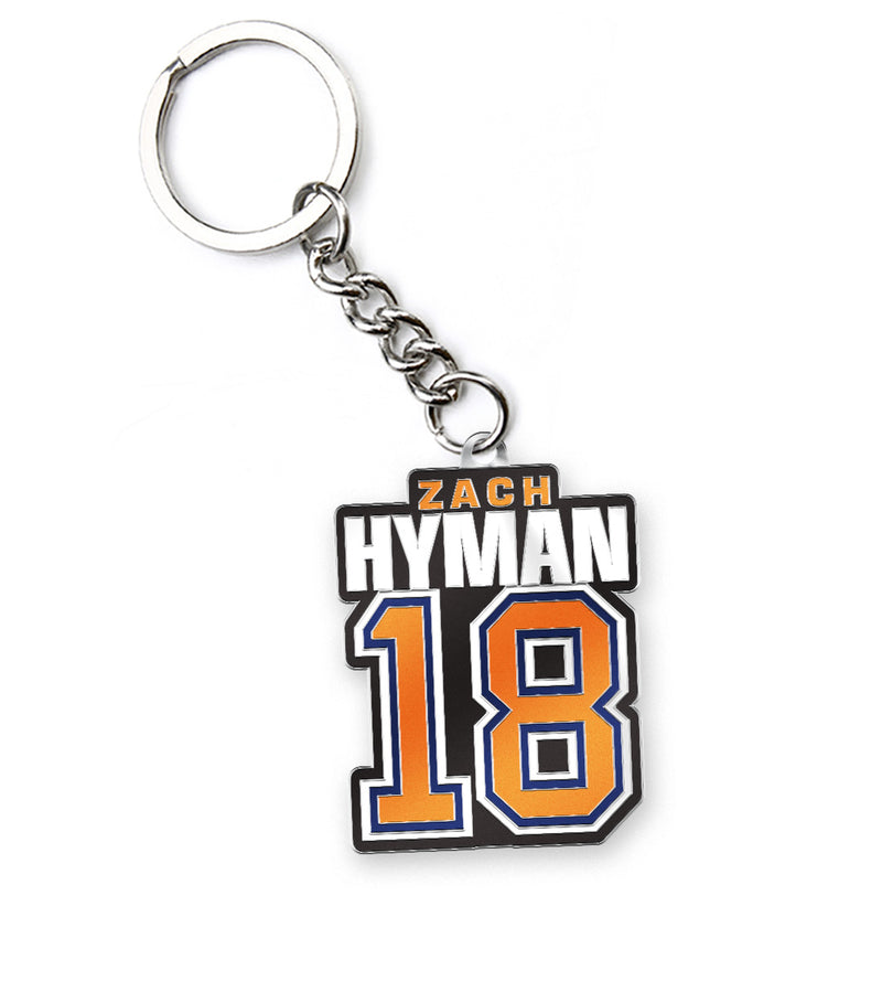 Zach Hyman Edmonton Oilers Keychain