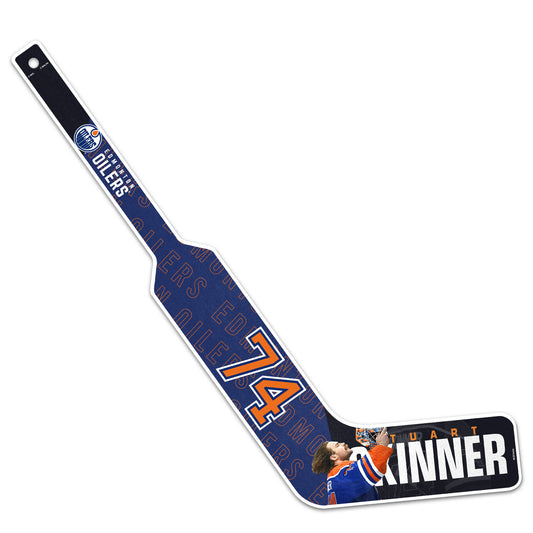 Stuart Skinner Edmonton Oilers Centerfold Mini Stick