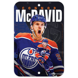 Connor McDavid Edmonton Oilers Centerfold 10x15 Wall Sign