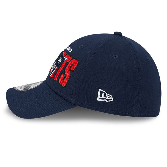 New England Patriots New Era 2023 NFL Draft 39THIRTY Stretch Fit Hat Navy