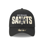 New Orleans Saints New Era 2023 NFL Draft 39THIRTY Stretch Fit Hat Black