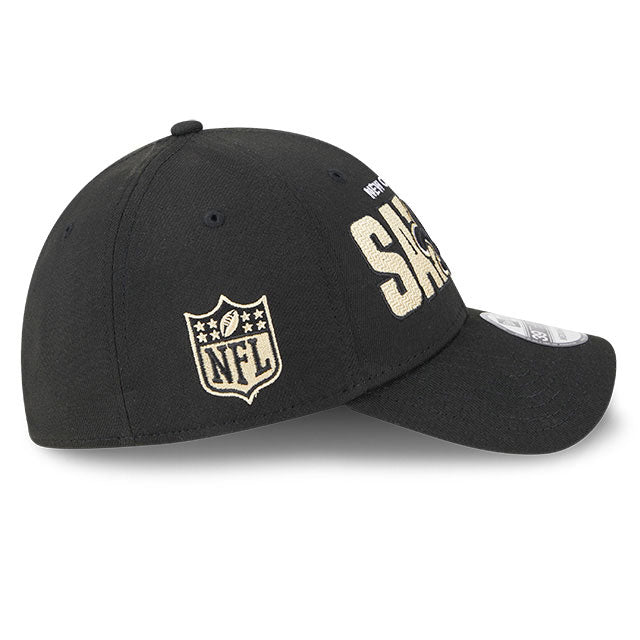 New Orleans Saints New Era 2023 NFL Draft 39THIRTY Stretch Fit Hat Black